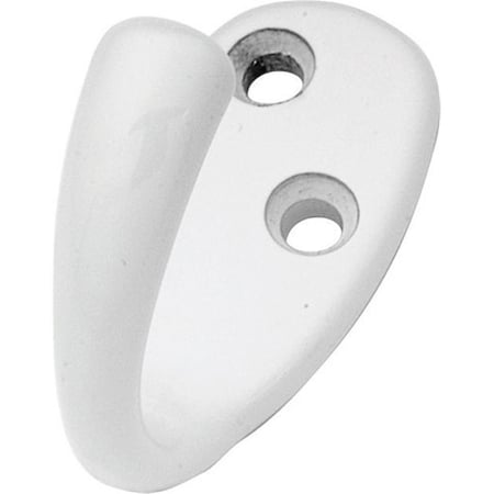 Hd Belwith 2 in. Hook, White Gloss BWP27100 W